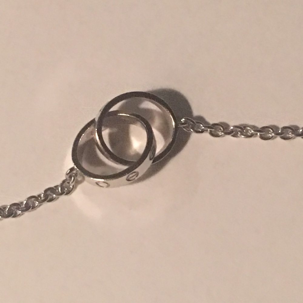 Cartier Love White Gold 18k 750 Necklace Serial # - Picture 6 of 8
